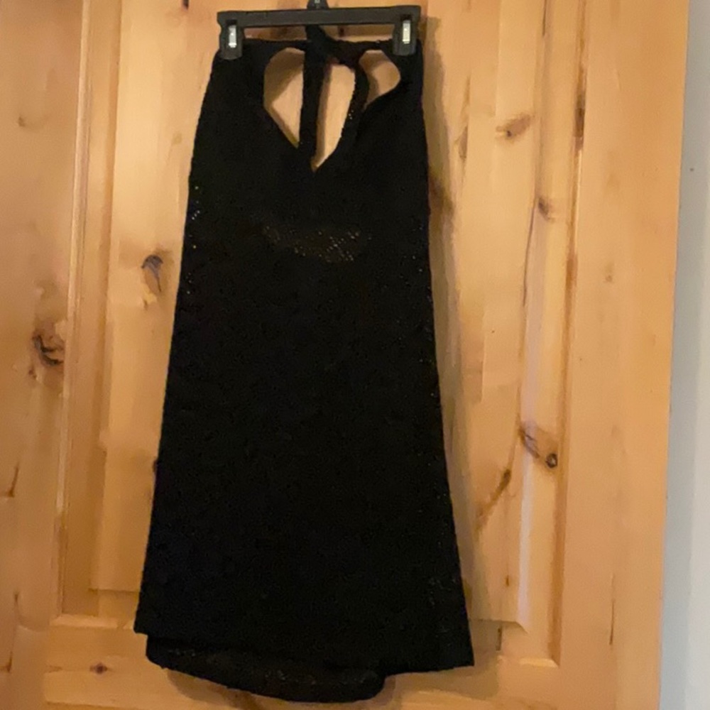 Elegant Black Swim Coverup